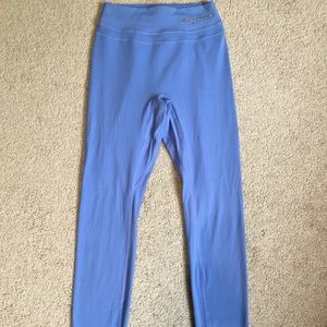 Gymshark X Whitney Simmons blue leggings scrunch butt